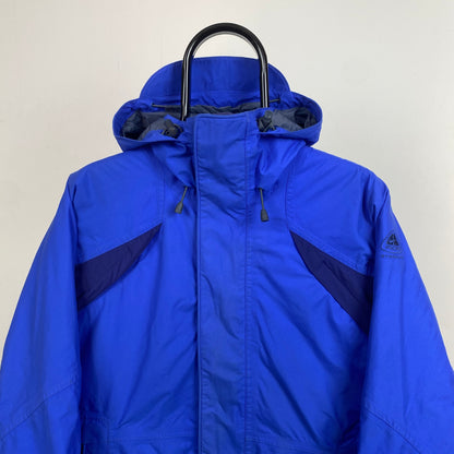 00s Nike ACG Wateproof Jacket Blue Small