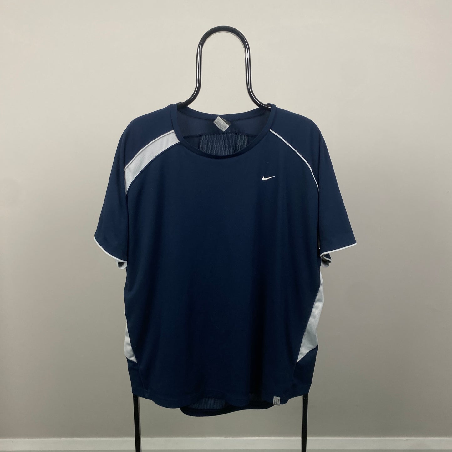 00s Nike Piping T-Shirt Blue XL