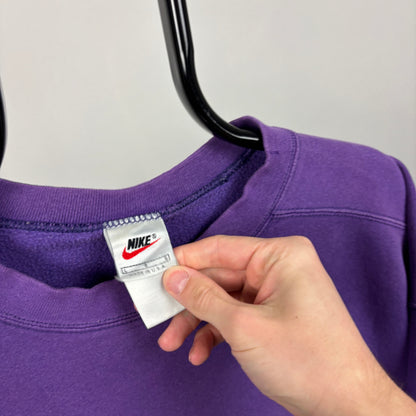 90s Nike Sweatshirt Purple Large