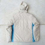 00s Nike Reversible Puffer Jacket Baby Blue Brown Medium