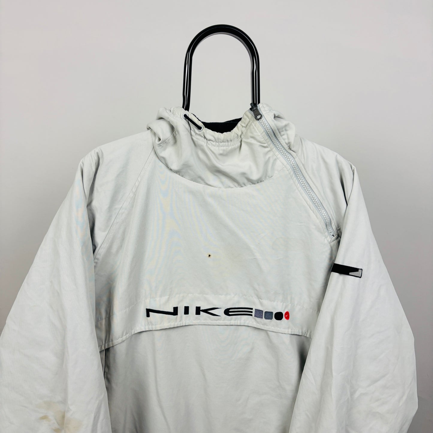 00s Nike Reversible Sidewinder Fleece Coat Jacket Black Small