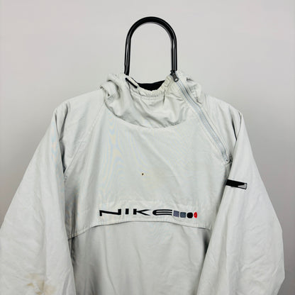 00s Nike Reversible Sidewinder Fleece Coat Jacket Black Small