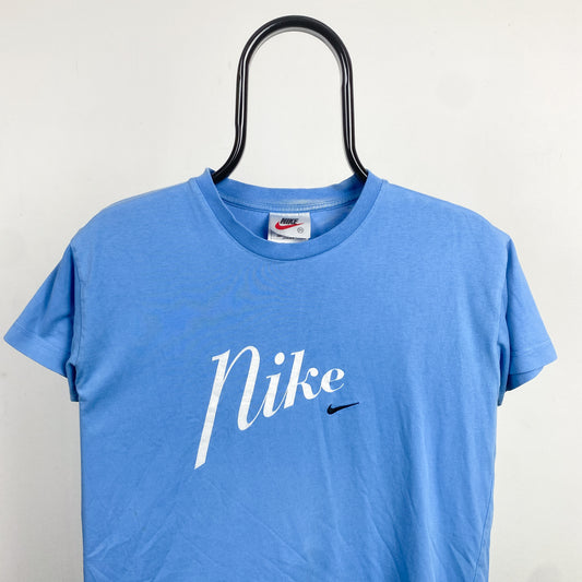 90s Nike T-Shirt Baby Blue Medium