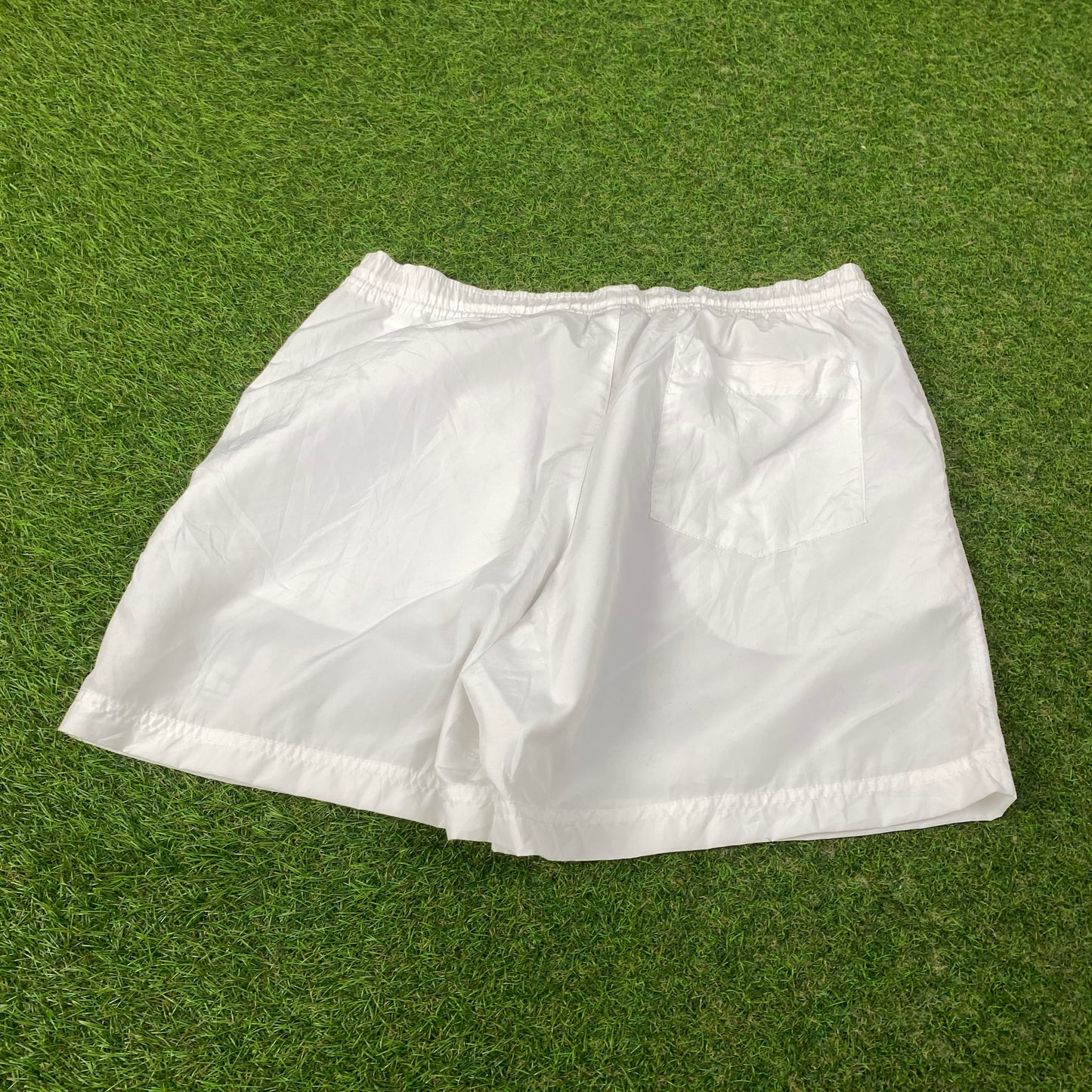 00s Nike Court Shorts White Large