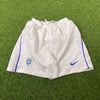 00s Nike Brazil Football Shorts White XS