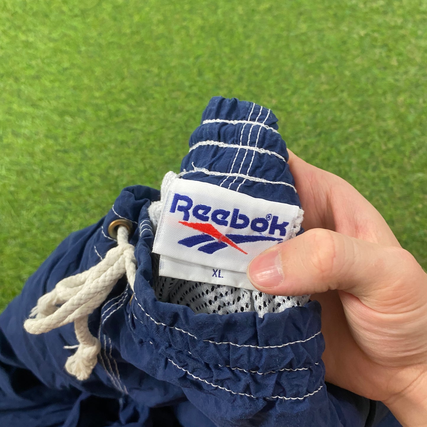 Retro Reebok Swim Shorts Blue XL