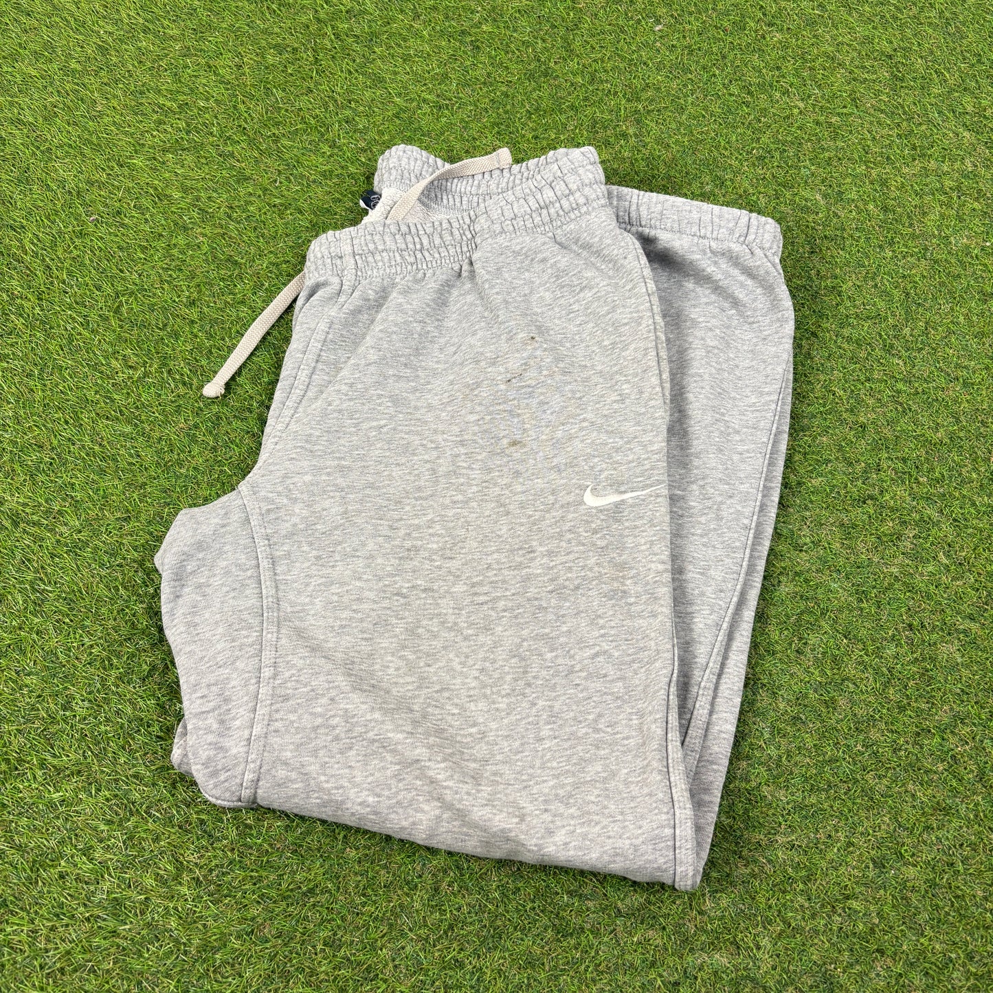 00s Nike Wide Leg Cotton Joggers Grey Large