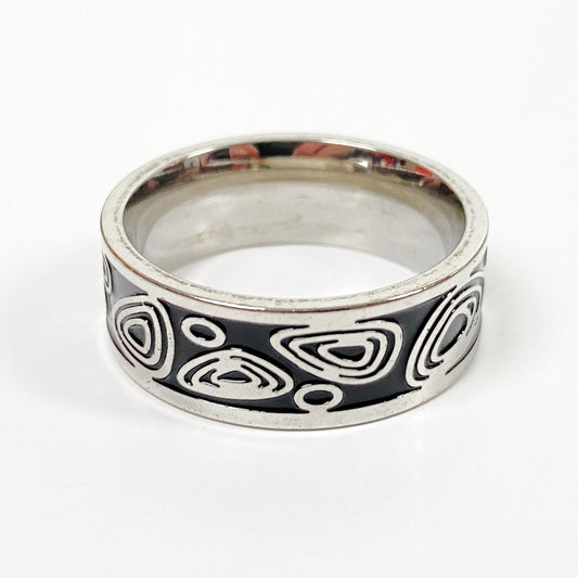 Retro Vintage Morphing Ring Silver