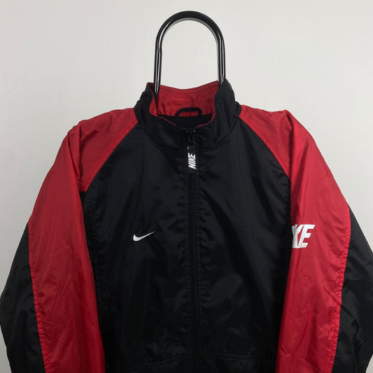 90s Nike Windbreaker Jacket Black Small