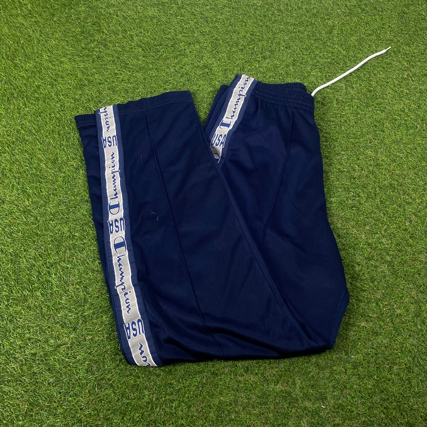 00s Champion Piping Joggers Blue Small