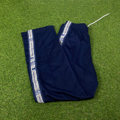 00s Champion Piping Joggers Blue Small