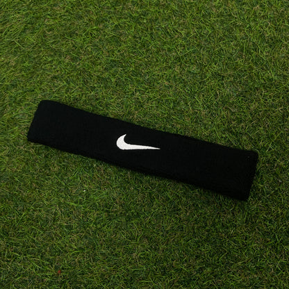 90s Nike Sweatband Headband Hat Black