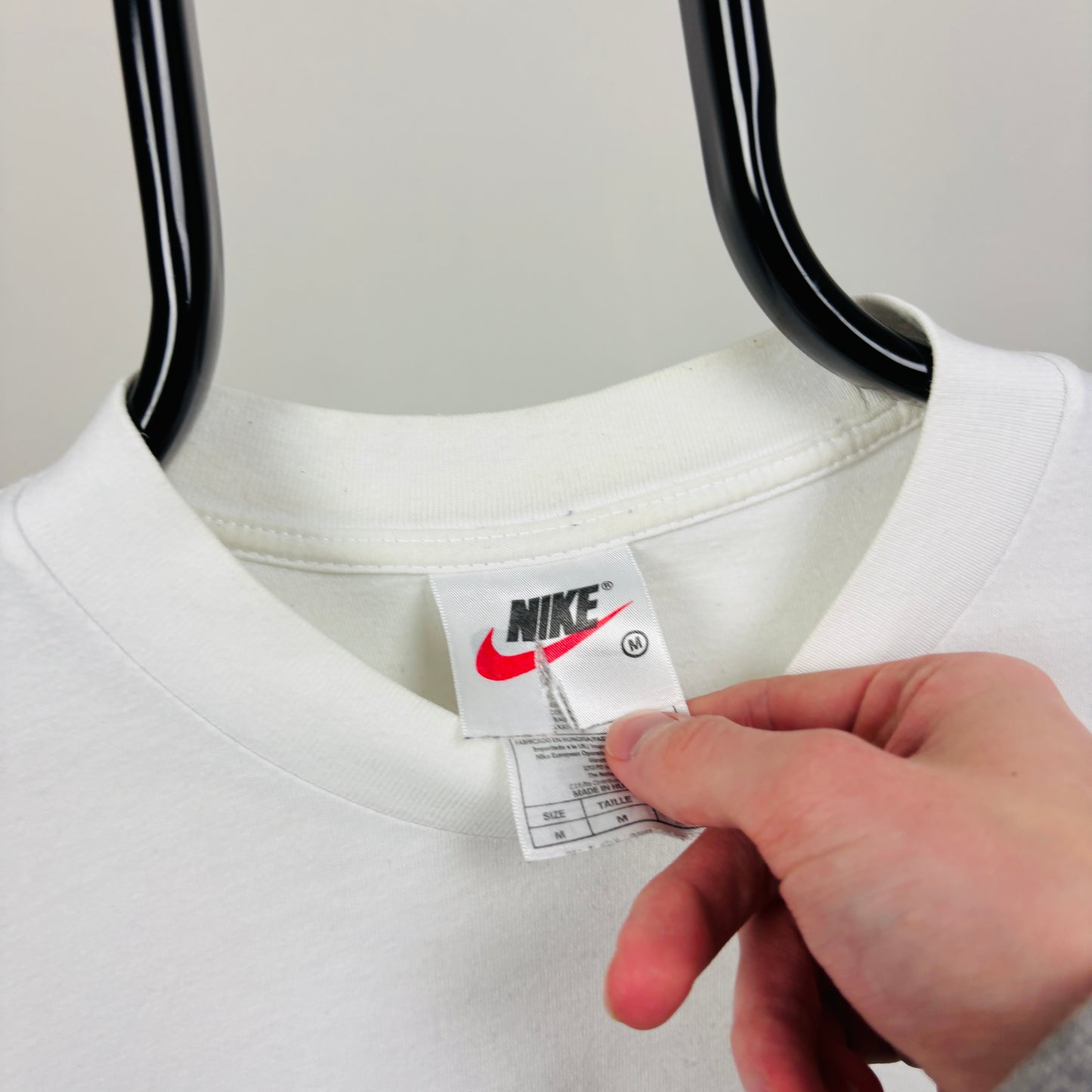 90s Nike Challenge Court T-Shirt White Medium