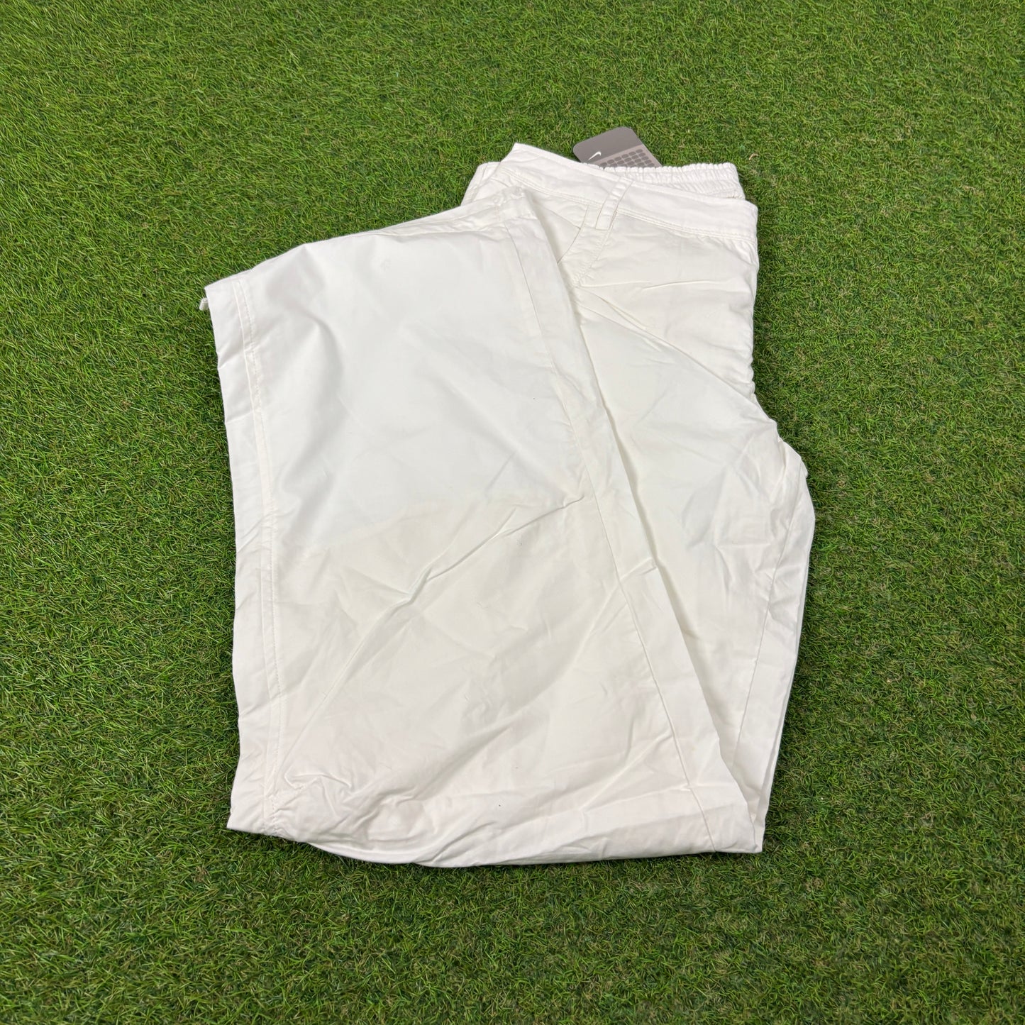 00s Nike Parachute Joggers White Medium
