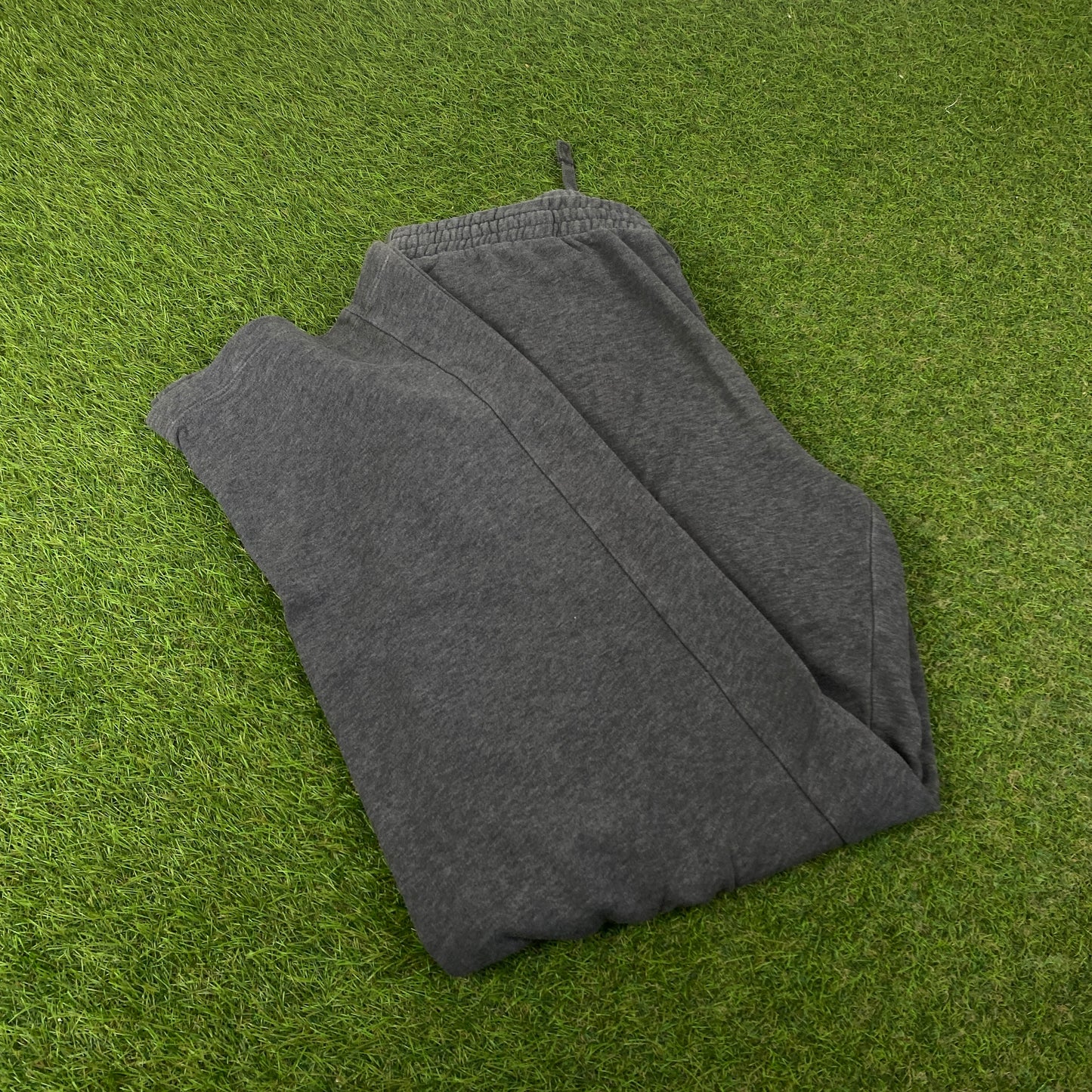 00s Nike Wide Leg Cotton Joggers Grey Large