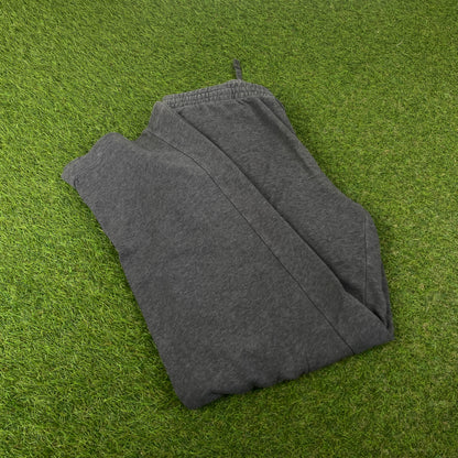 00s Nike Wide Leg Cotton Joggers Grey Large