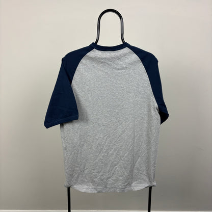 00s Nike Raglan T-Shirt Grey Medium