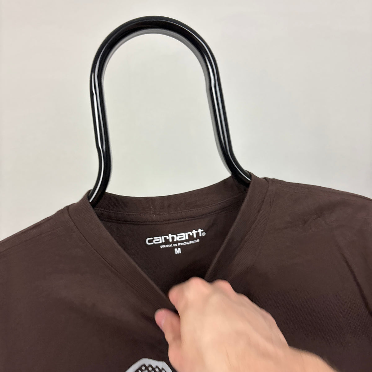 00s Carhartt Mountain T-Shirt Brown Medium