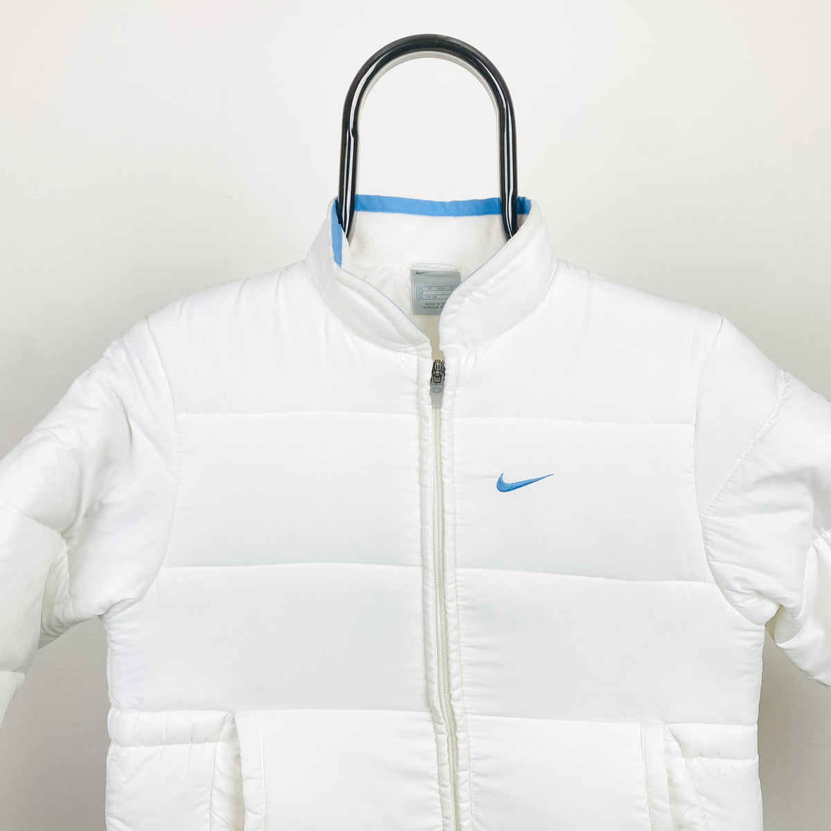 00s Nike Puffer Jacket White Women’s XS