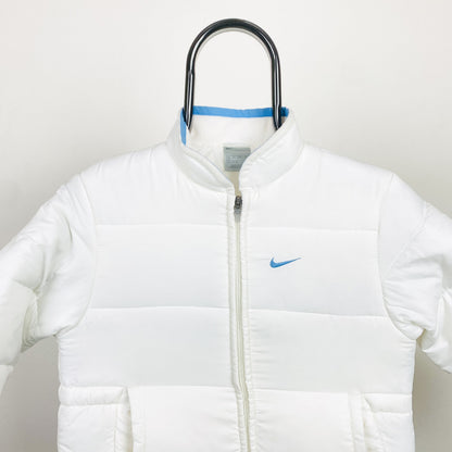 00s Nike Puffer Jacket White Women’s XS