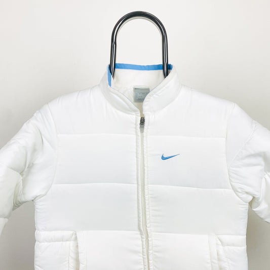 00s Nike Puffer Jacket White Women’s XS