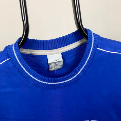 00s Nike T-Shirt Blue Small