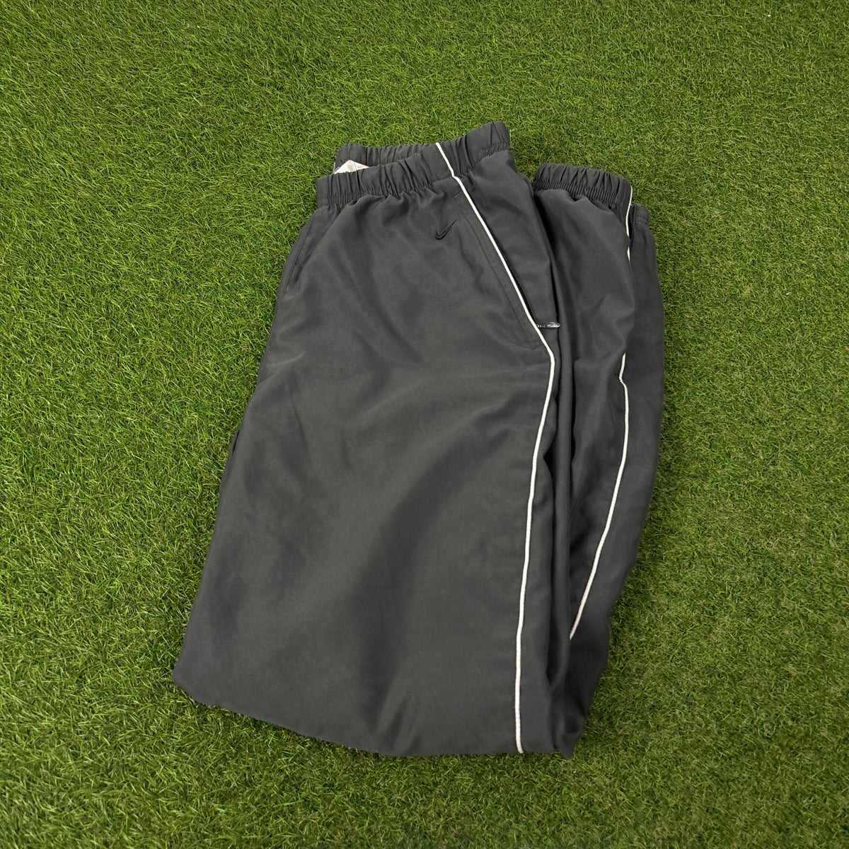 00s Nike Piping Joggers Grey Small