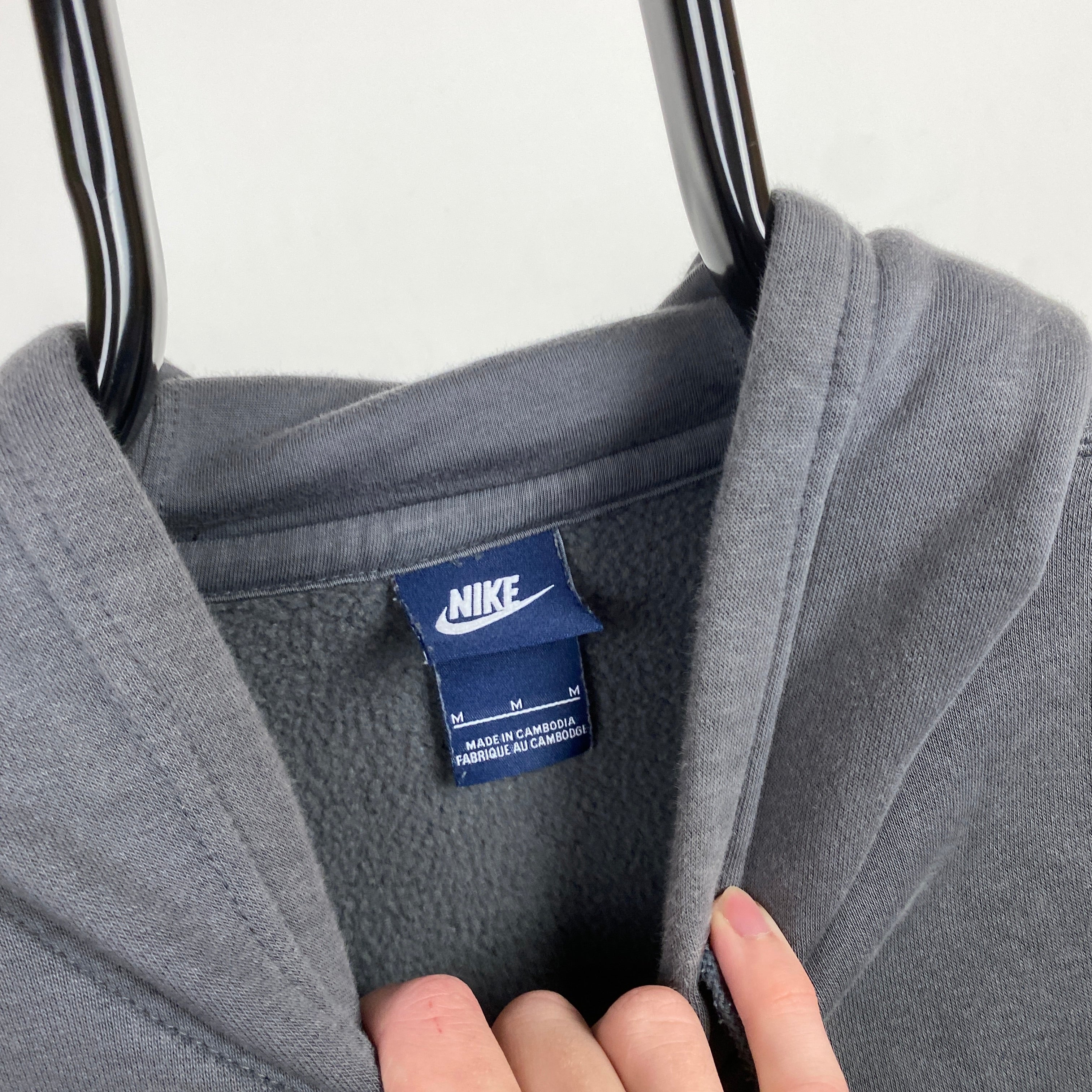 00s Nike Hoodie Grey Medium
