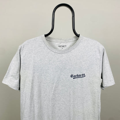 Retro Carhartt T-Shirt Grey Large