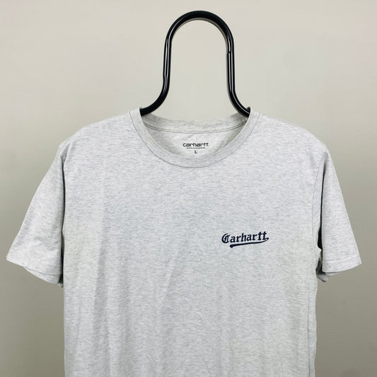 Retro Carhartt T-Shirt Grey Large
