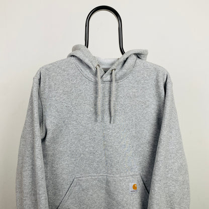 Retro Carhartt Heavyweight Hoodie Grey XS