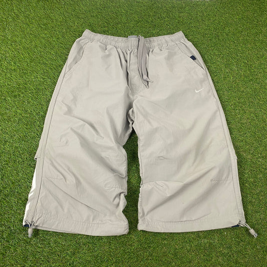 00s Nike Baggy Shorts Grey Large