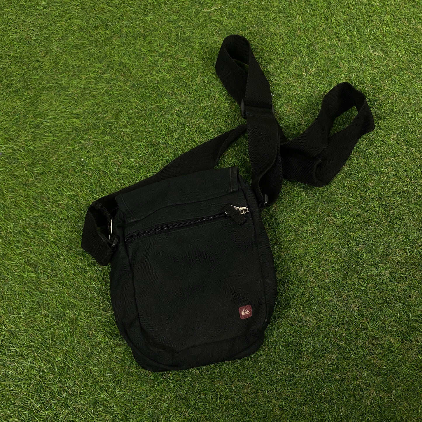 Retro Quiksilver Sling Shoulder Bag Black