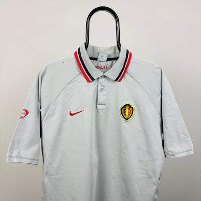 00s Nike Belgium Football Shirt T-Shirt Grey XL