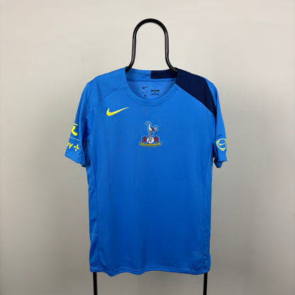 00s Nike Tottenham Hotspur Dri-Fit T-Shirt Blue Medium