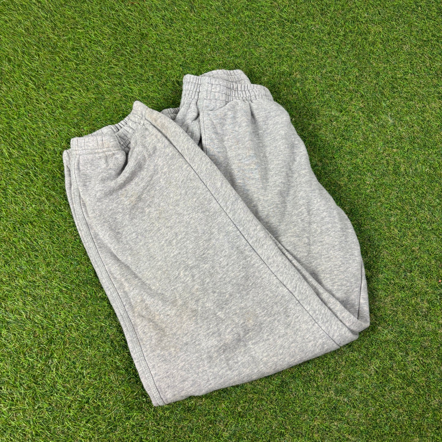 00s Nike Wide Leg Cotton Joggers Grey XS