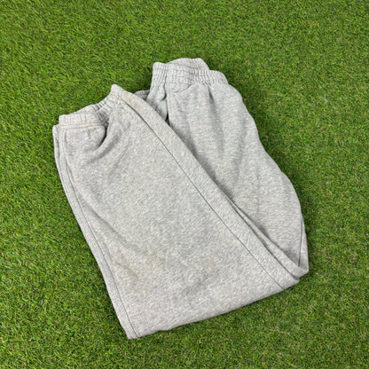 00s Nike Wide Leg Cotton Joggers Grey XS
