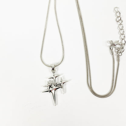 Star Cluster Necklace Stainless Steel