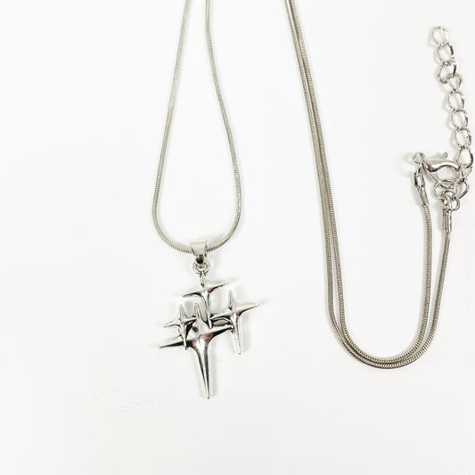 Star Cluster Necklace Stainless Steel