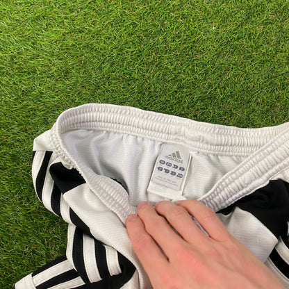 00s Adidas Football Shorts White Small