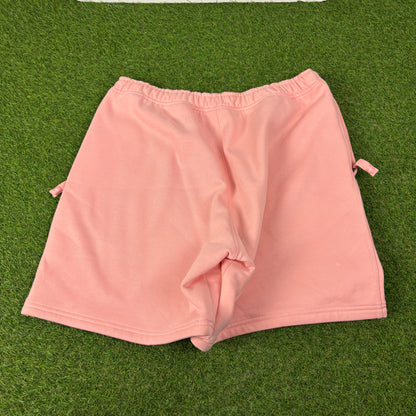 00s Nike Zip Pocket Cotton Shorts Pink Large