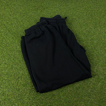 00s Nike Wide Leg Cotton Joggers Black Medium