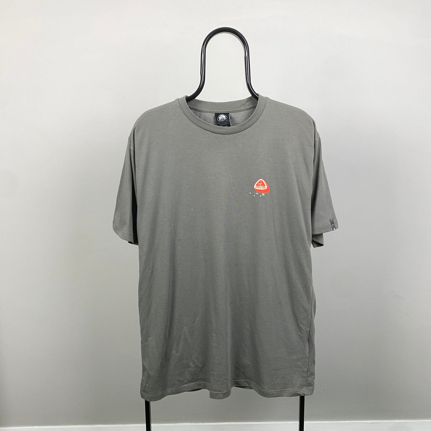 00s Nike ACG Braille T-Shirt Brown Large