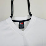 00s Nike Football Shirt T-Shirt White Medium