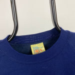 Retro Tetrathon Sweatshirt Blue Large