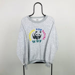Retro WWF Panda Sweatshirt Grey XL
