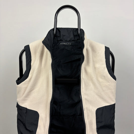 00s Nike Fleece Gilet Jacket Black Women’s Small