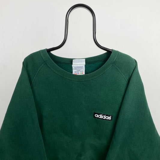 90s Adidas Sweatshirt Green XL