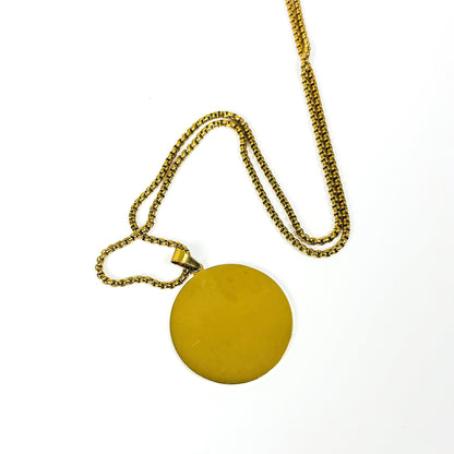 Goddess Artemis Necklace Gold