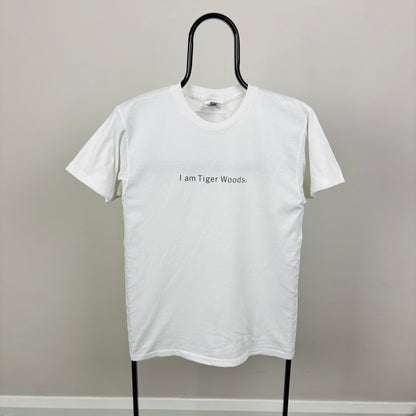 90s Nike Tiger Woods T-Shirt White Small